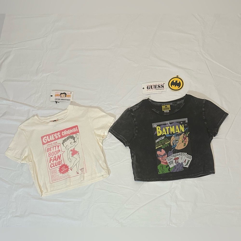 Guess Originals Graphic T-Shirts Set - Betty Boop and Batman